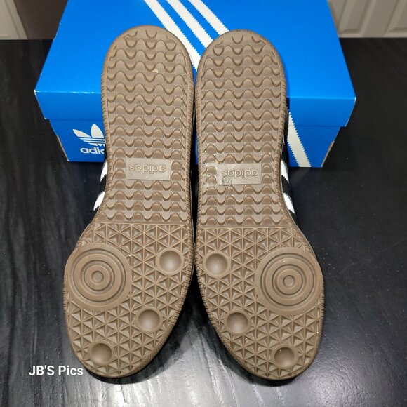 Adidas Samba OG Originals Cloud White Core Black Gum IG9030 Womens PREOWNED - Picture 10 of 16